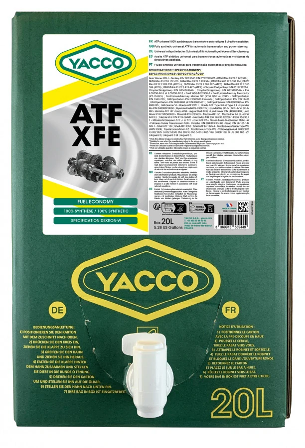 Yacco ATF X FE *20l