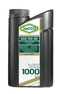 Yacco VX 1000 LL 5W-40 *1l