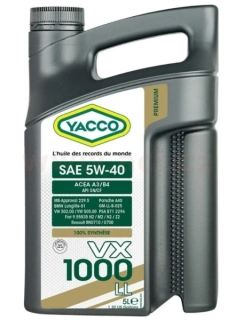 Yacco VX 1000 LL 5W-40 *5l