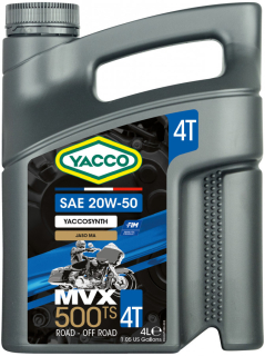 Yacco MVX 500 TS 4T 20W-50 4l