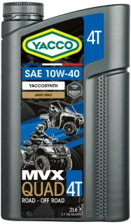 Yacco MVX QUAD 4T 10W-40 2 l