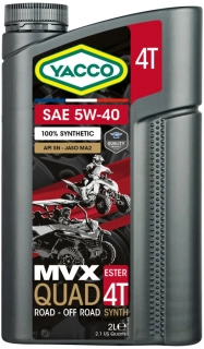 Yacco MVX QUAD 4 Synth 5W-40 2 l