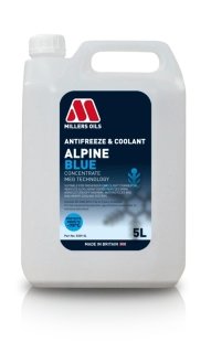 Chladící kapalina Millers Oils Alpine Antifreeze - Blue *5l