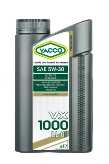 Yacco VX 1000 LL III 5W-30 *1l