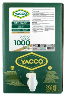 Yacco VX 1000 LL III 5W-30 *20l