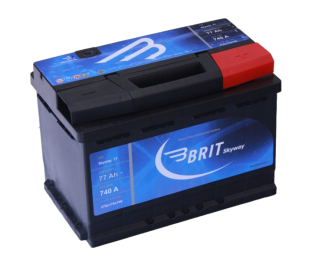 Baterie BRIT Skyway 77Ah 740A