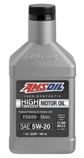 AMSOIL 5W-20 100% Synthetic High-Mileage Motor Oil 946 ml