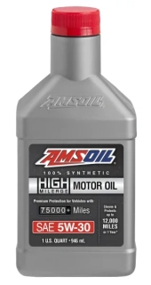 AMSOIL 5W-30 100% Synthetic High-Mileage Motor Oil 946 ml