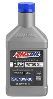 AMSOIL 10W-30 100% Synthetic High-Mileage Motor Oil 946 ml
