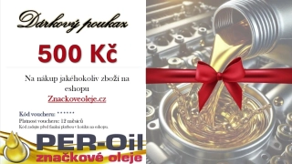 Dárkový poukaz v hodnotě 500,-Kč