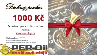 Dárkový poukaz v hodnotě 1000,-Kč