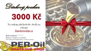 Dárkový poukaz v hodnotě 3000,-Kč