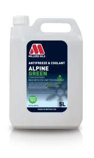 Chladící kapalina Millers Oils Alpine Antifreeze - Green *5l